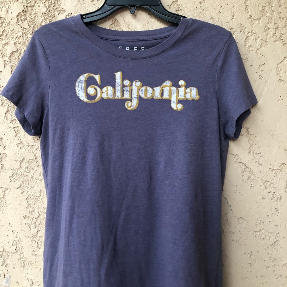 PURPLE VINTAGE CALIFORNIA TOP